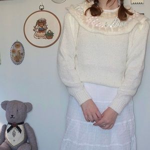 vintage collared sweater